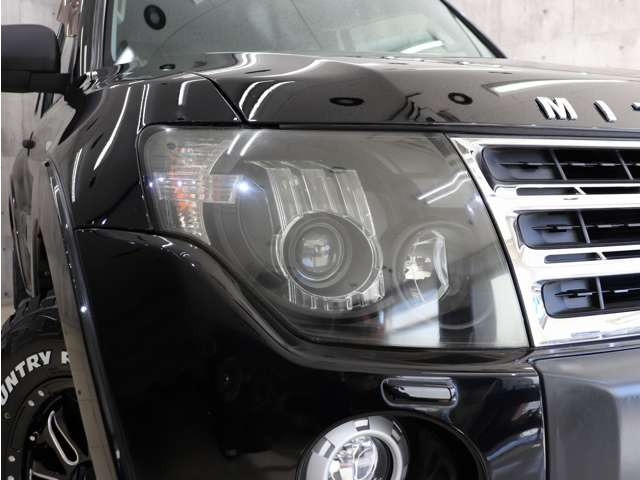 �w�b�h���C�g�̃C���i�[�������u���b�N�Ƀy�C���g�ς݂ŁA�������܂�����ۂ�^���Ă���܂��B�w�b�h���C�g�����Y���������΂݂�܂蓙������σL���C�ȏ�Ԃ�ۂ��Ă���܂��B