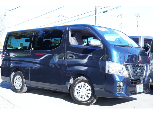 日産純正カラードマッドガード1台分 未使用 キャラバン ダークブルー