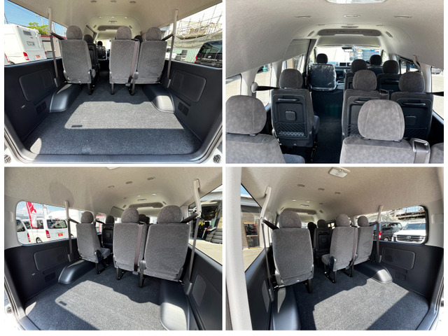 グランドキャビンの魅力は最大10名乗り状態+広々としたラゲッジスペースを確保できる点ですね(^^♪趣味・アウトドアからお仕事・送迎など幅広いシーンで活躍する訳ですね★