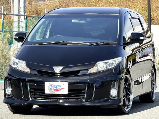 エスティマ(トヨタ) 2.4 アエラス　禁煙車/両側電動/ローダウン 中古車画像