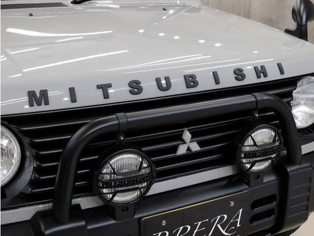 �O�����㕔�ɐl�C�̃N���V�b�NMITSUBISHI�G���u�����𑕒����A���X�������̃J�X�^�����{���Ă���܂��B