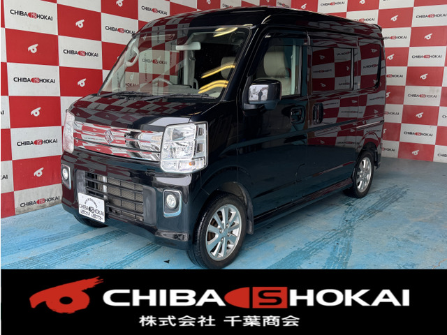 エブリイワゴン(スズキ) PZターボ ハイルーフ 4WD　7インチナビ テレビ 片側電動スライド 中古車画像