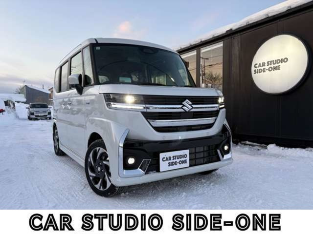 スペーシアカスタム（スズキ）ハイブリッド(HYBRID)  XS 4WD　届出済未使用車 スズキコネクト対応 中古車画像