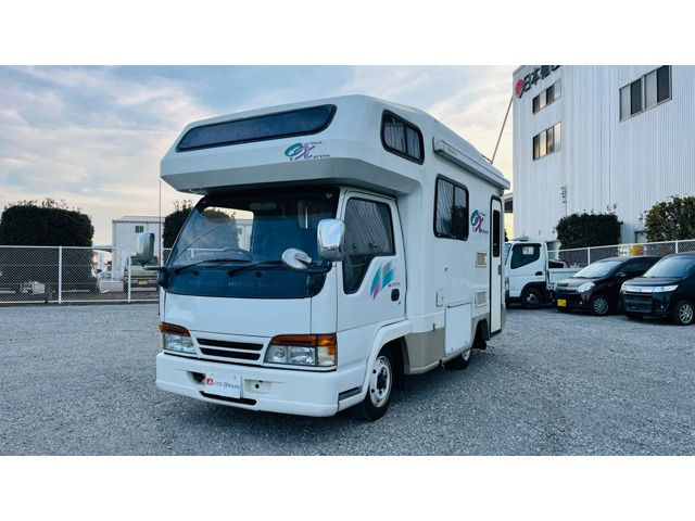 エルフ(いすゞ) 3.1 ダブルキャブ ロング フラットロー ディーゼル　キャンピングカー オートマ車 ETC 中古車画像