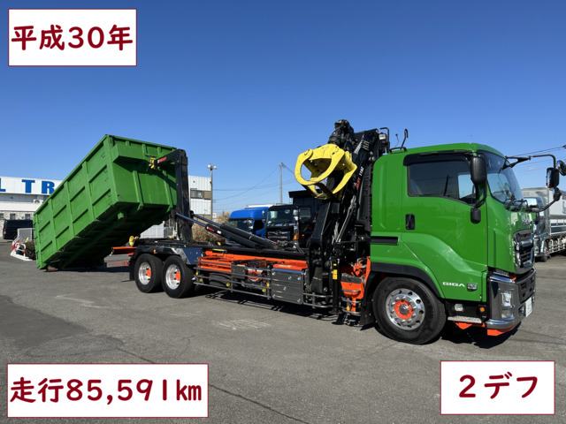 ギガ(いすゞ) 脱着装置付コンテナ専用車 アームロール 中古車画像