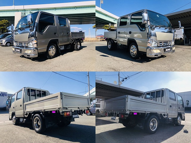 エルフ4.8 ダブルキャブ 低床 ディーゼル