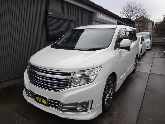 エルグランド2.5 ライダー 黒本革シート マニュアルシート