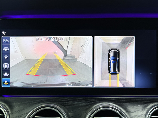 360�x�p�[�L���O�A�V�X�g�J�����́A����p�̍L���N���ȉ摜�Ō�ގ��̈��S�m�F���T�|�[�g�B�^�ォ�玩�Ԃ������낷�悤�ɁA���͂̏󋵂��f���ŕ\���B���Ԏ��ȂǂɎ��p���m�F�ł���̂ŁA���S�������߂܂��B