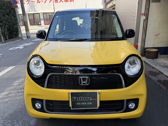 N-ONE（ホンダ）プレミアム Lパッケージ 2トーンカラースタイル　綺麗なイエローとブラックのお洒落な一台 中古車画像