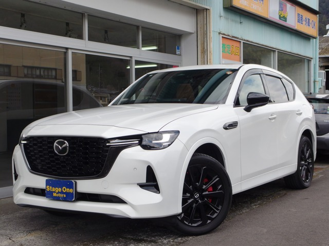 CX-60(マツダ) 3.3 XD ハイブリッド プレミアムスポーツ ディーゼル 4WD　パノラマルーフ パワーバックドア 純ナビ 中古車画像