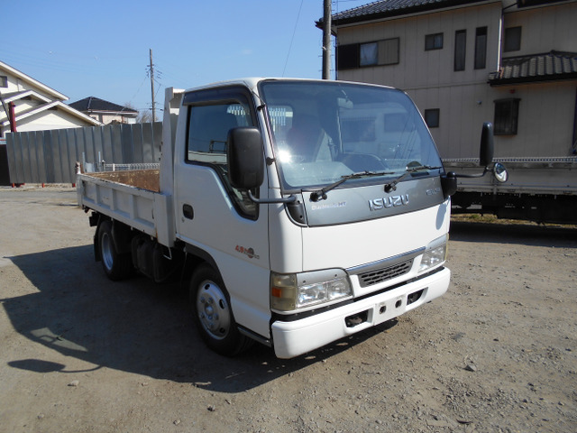 エルフ4.8 強化ダンプ フルフラットロー ディーゼル