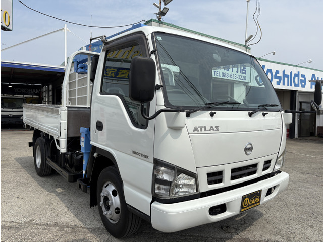 4800cc 2t 2トン 平ボディ タダノ4段クレーン ラジコン付 6速 6MT クラッチレスマニュアル スムーサー6速 内外装仕上げ済み 荷台内寸280&times;208 荷台床3.2mm鉄板張り
