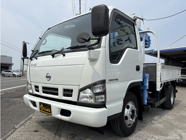4800cc 2t 2トン 平ボディ タダノ4段クレーン ラジコン付 6速 6MT クラッチレスマニュアル スムーサー6速 内外装仕上げ済み 荷台内寸280&times;208 荷台床3.2mm鉄板張り