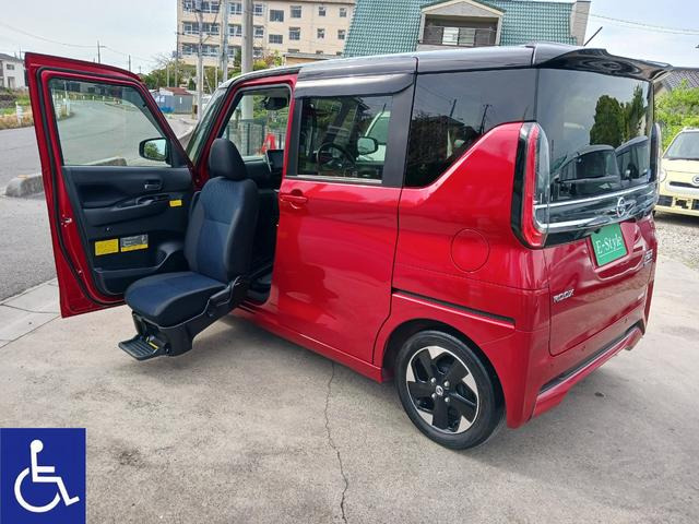 ルークスハイウェイスターX 助手席スライドアップシート