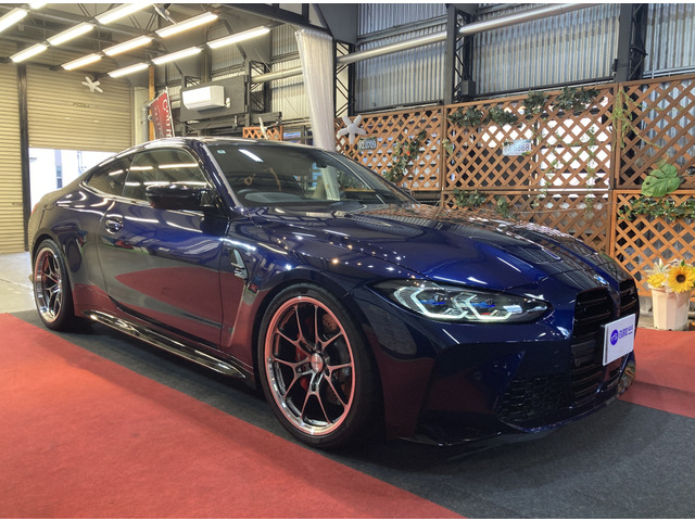 M4クーペ（BMW）コンペティション M xドライブ 4WD　RAYS20AW H&amp;R 中古車画像