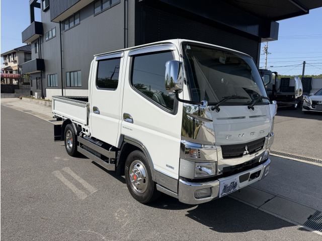 キャンター(三菱) 3.0 ダブルキャブ ロング 全低床 Ad Blue　キーレス 左電格 ETC 弊社架装 中古車画像