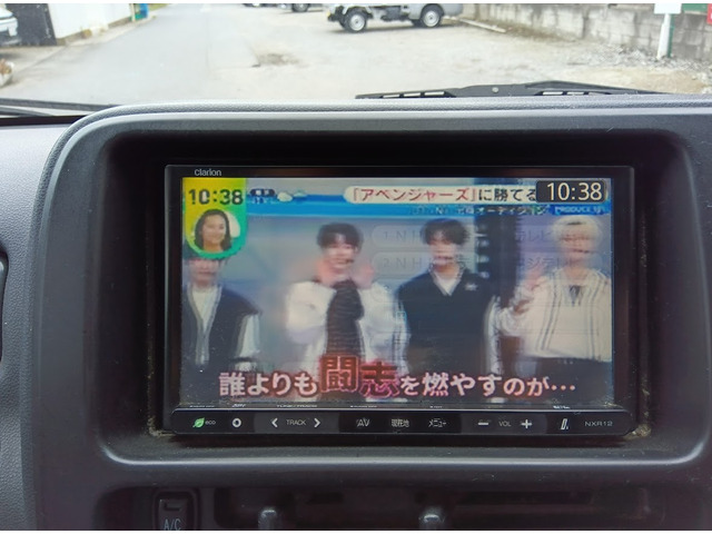 テレビ視聴可能。休憩時間も車内で快適に過ごせます。