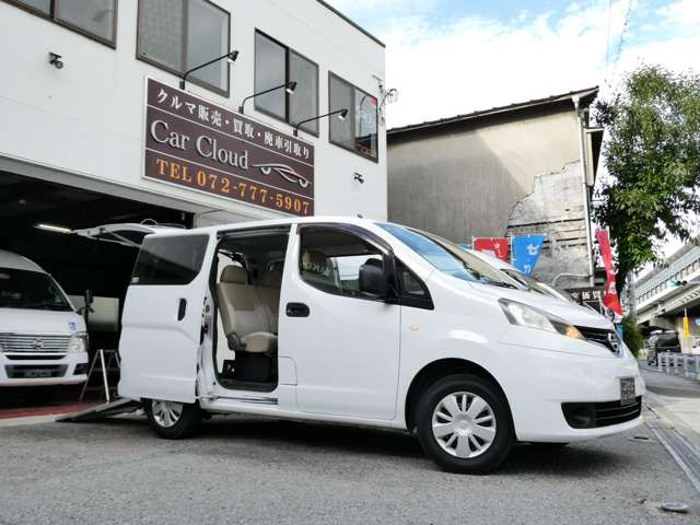 NV200バネットバン1.6 チェアキャブ 車いす1名仕様 専用サードシート無