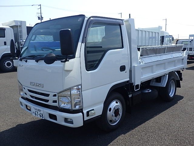 エルフ3.0 強化ダンプ フルフラットロー ディーゼル 4WD