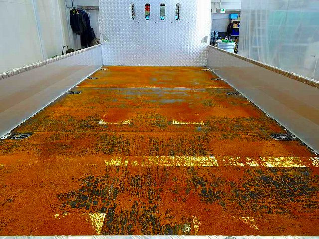 �ב����:435&times;208&times;40 �O���J �A���~�A�I�� �A�I���㕔�A���~�ȍ|�v���e�N�^�[ ���S���� ���ߍ��݃t�b�N5�� �����A���~�ȍ|����