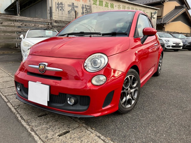 アバルト500(フィアット) 1.4　5速MT 黒革 ナビ エッセエッセキット 中古車画像