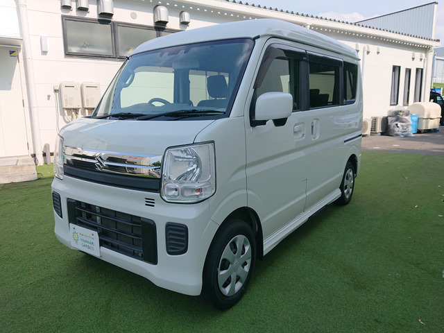 エブリイワゴンウィズ 車いす移動車 左右分割式リアシート付