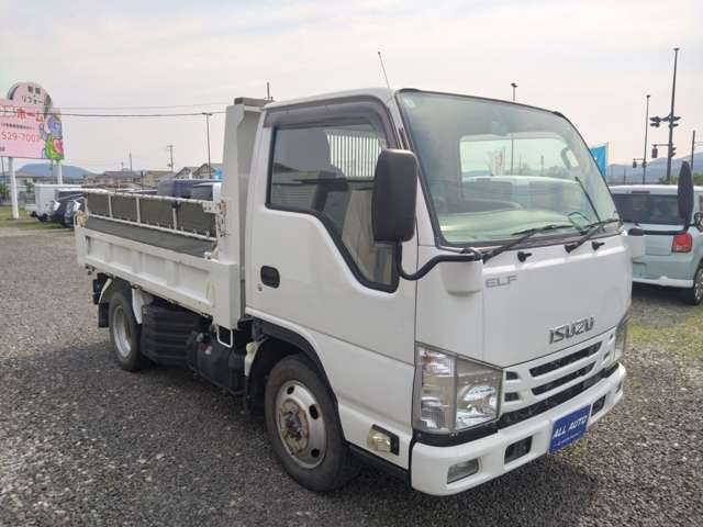 エルフ3.0 強化ダンプ フルフラットロー ディーゼル 4WD