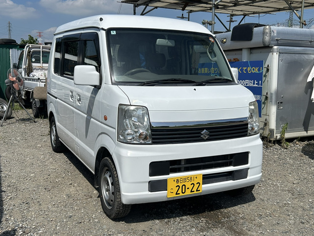エブリイワゴンウィズ 車いす移動車 リヤシート付 電動固定式