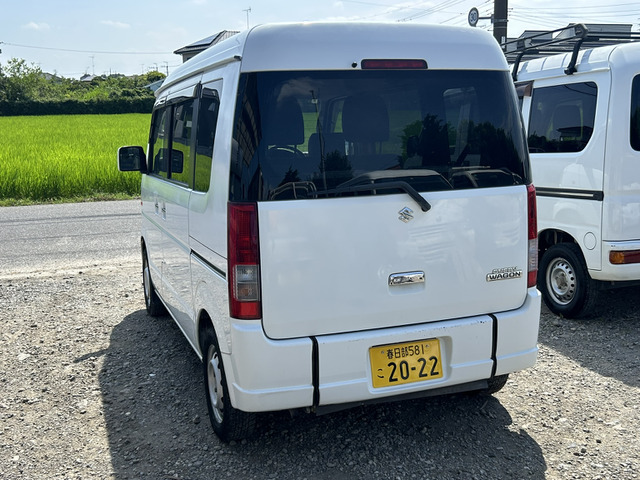 エブリイワゴンウィズ 車いす移動車 リヤシート付 電動固定式