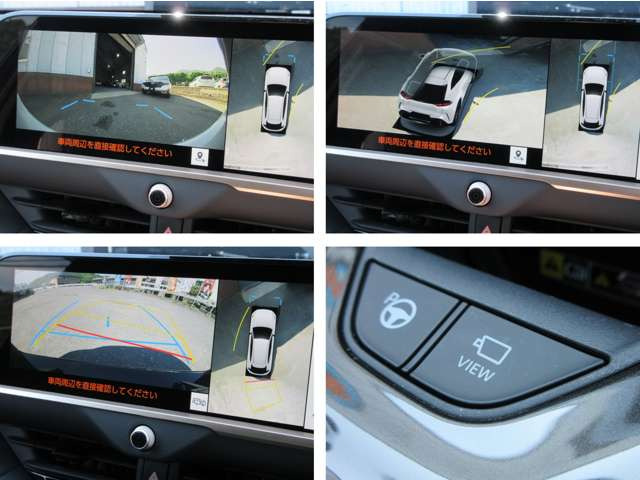 パノラミックビューモニター!真上から見下ろしている感覚で駐車などをサポート!!VIEW切換えでシッカリ確認!