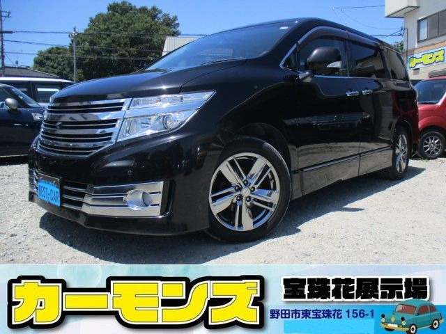 エルグランド2.5 ライダー 黒本革シート マニュアルシート