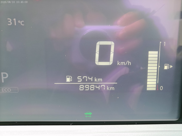 89.847km☆走行距離数が伸びていますが、まだまだ走れるノートです(・&forall;・)イイネ!!