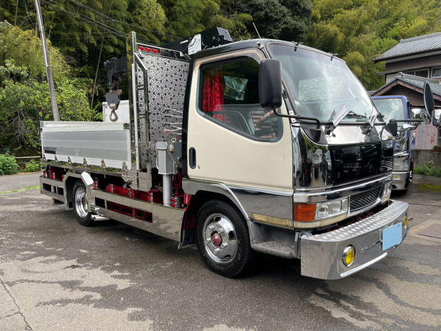 三菱 キャンター 車検付 デコトラ ユニック マニ割り 298.0万円 平成12