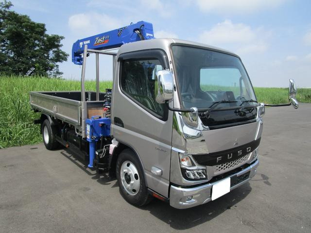 キャンター(三菱) 3トン標準ロング 4段クレーン付 中古車画像