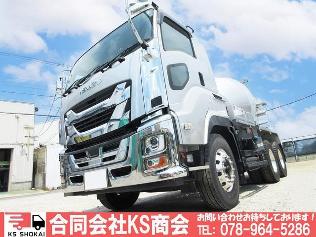 ギガ(いすゞ) ミキサー車　コンクリートミキサー車 新明和製 10t 中古車画像
