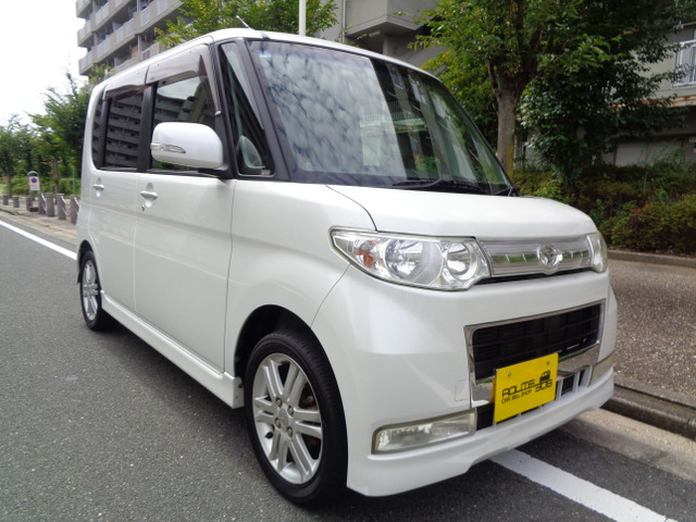 ダイハツ タントカスタム RS ターボ ナビ・TV 電動ドア 27.0万円 平成