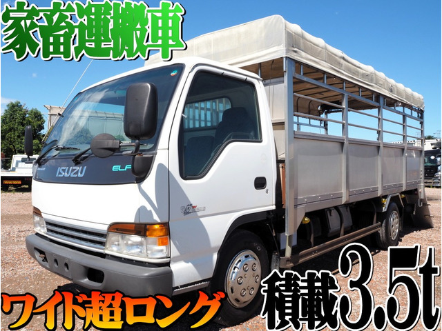 エルフ(いすゞ) ワイド超ロング 家畜運搬車 中古車画像
