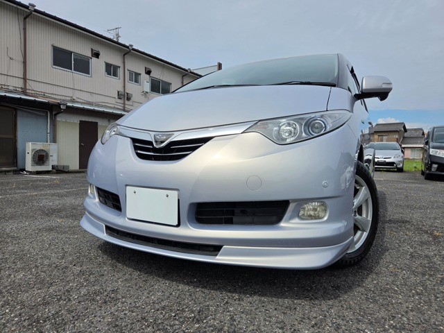 エスティマ（トヨタ）2.4 G 4WD　ワンオーナー 禁煙車 ナビ TV ETC 中古車画像