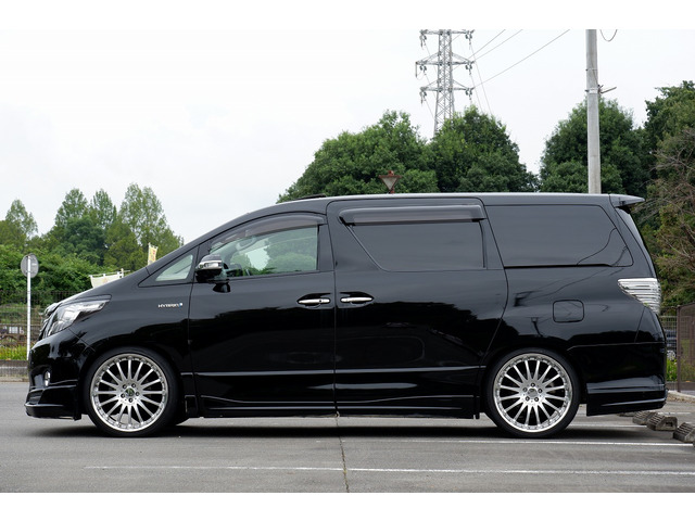 アルファードハイブリッド SR Cパッケージ入庫しました!KENSTYLEエアロ、TEIN車高調、Carlsson21インチアルミ、VALENTIテール装着!