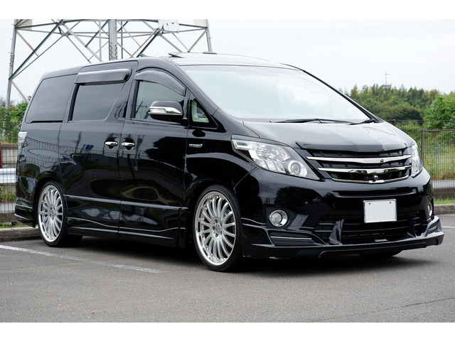 アルファードハイブリッド SR Cパッケージ入庫しました!KENSTYLEエアロ、TEIN車高調、Carlsson21インチアルミ、VALENTIテール装着!