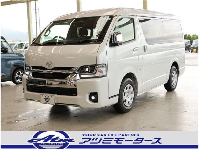 ハイエース（トヨタ）2.7 GL ロング ミドルルーフ　LED Pドア Dミラー ナビ TV 中古車画像