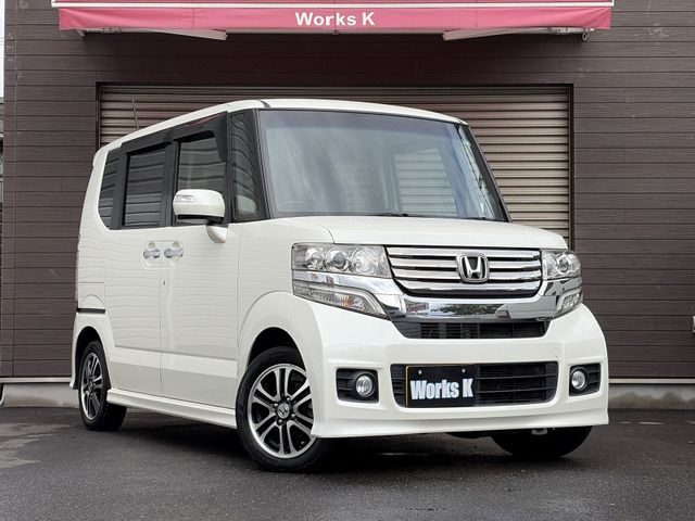 N-BOX+カスタム(ホンダ) G ターボ SSパッケージ　純正ナビ 地デジ 両側電動 バックカメラ 中古車画像