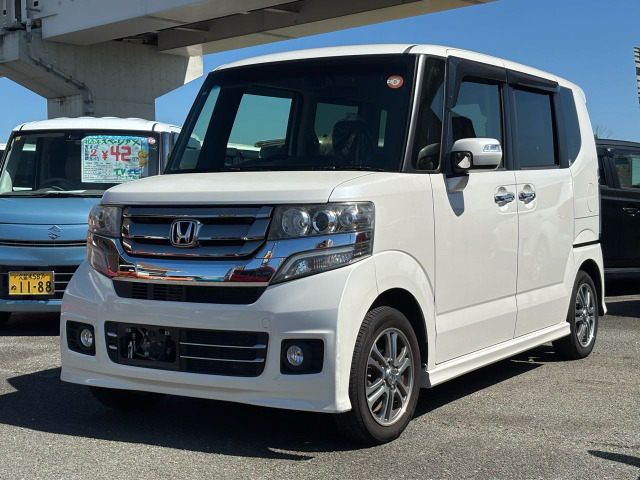 ホンダ N-BOXカスタム G Lパッケージ ☆バックカメラ☆ETC☆片側電スラ