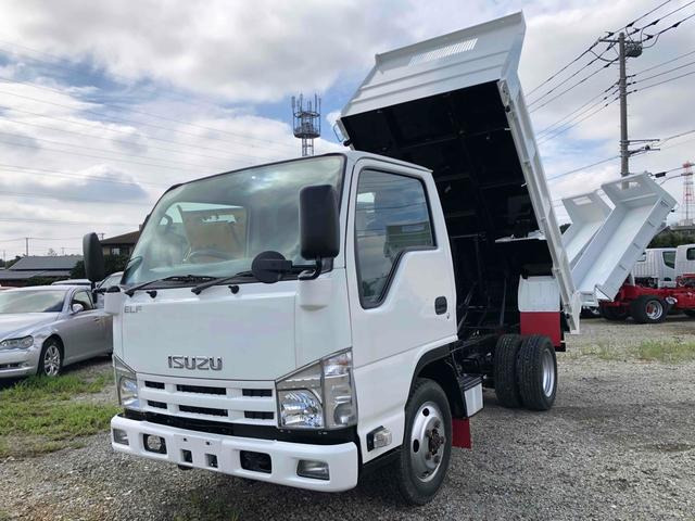 エルフ(いすゞ) 4WD 2tダンプ MT 後輪ダブル キーレスエントリー エアコン 中古車画像