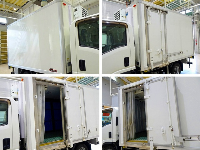 荷台内寸:330&times;164&times;175 床ステンレス/すのこ付(3cm) 左サイドスライドドア ラッシング2段(63/123)/ベルト2個 荷室LED灯2個 仕切り扉付(脱着可) -30度設定 -7度確認