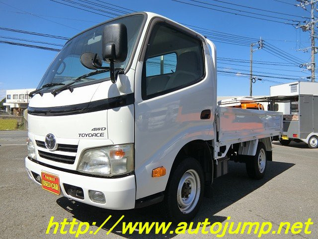 トヨエース(トヨタ) 3.0 シングルジャストロー ディーゼル 4WD　1.2t 低床 3方開 4WD 中古車画像