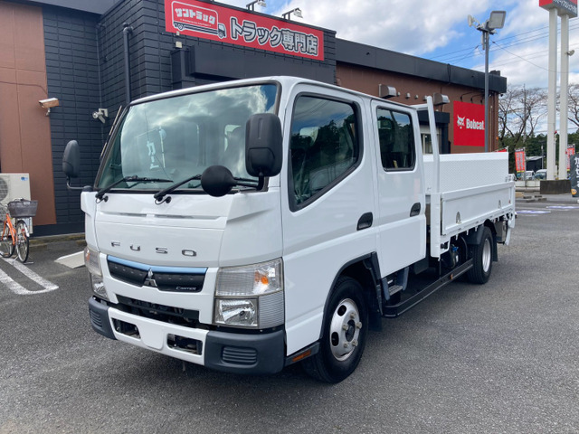 キャンター(三菱) 1.85t積・Wキャブ・ロング・全低床 中古車画像