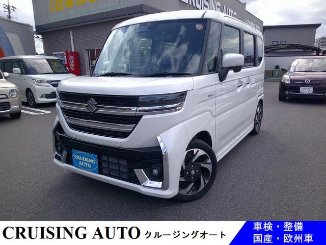 スペーシアカスタム(スズキ) ハイブリッド(HYBRID) XS　全周囲カメラ 展示試乗車 ナビ TV 中古車画像