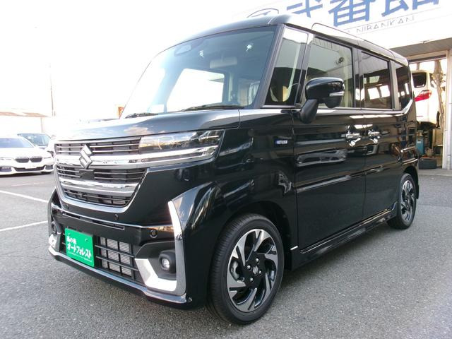 スペーシアカスタム(スズキ) ハイブリッド(HYBRID) XS　未登録新車 Bluetooth 中古車画像