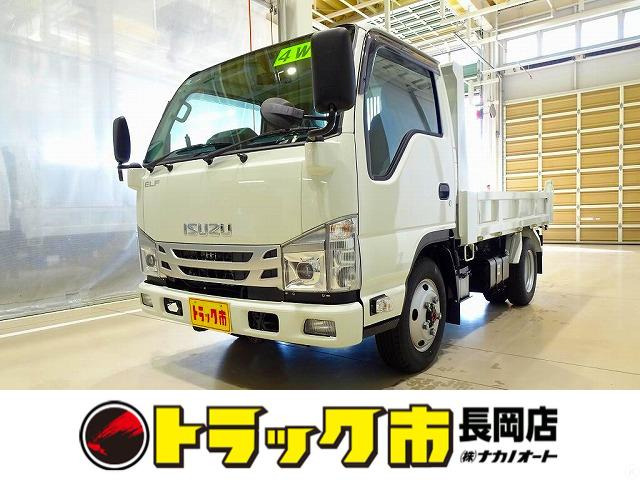エルフ(いすゞ) 3.0 ダンプ フルフラットロー ディーゼル 4WD　2t 強化ダンプ 中古車画像